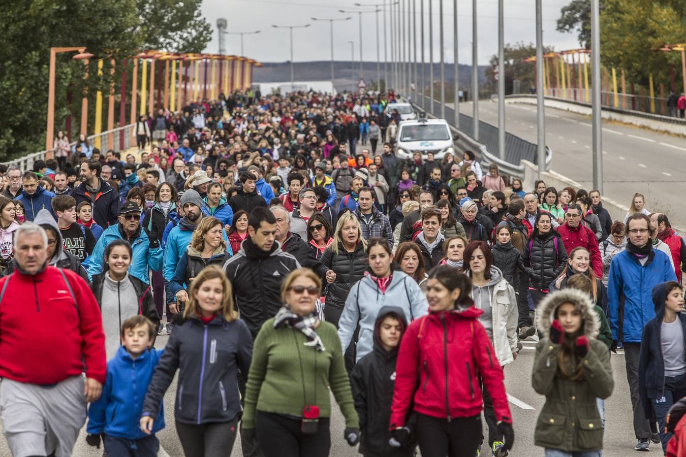 Más allá de la práctica deportiva, el objetivo de la prueba son las donaciones que cada «marchoso» realiza