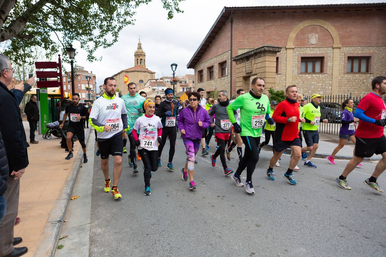 Los corredores desafiaron al frío para disfrutar de la prueba