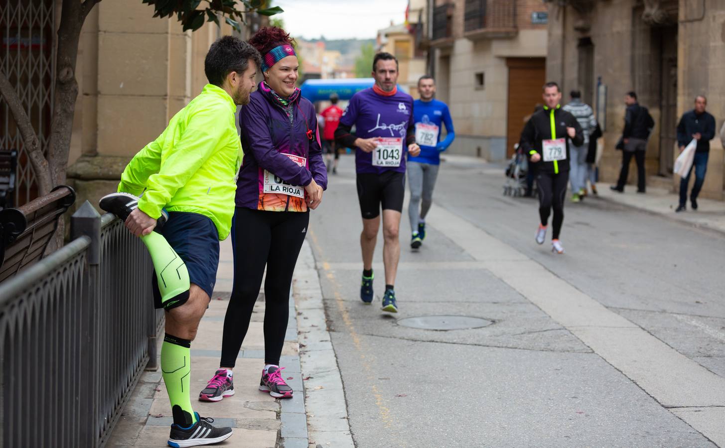 Los corredores desafiaron al frío para disfrutar de la prueba