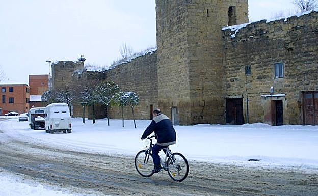 Paño de la muralla de Santo Domingo de la Calzada. 
