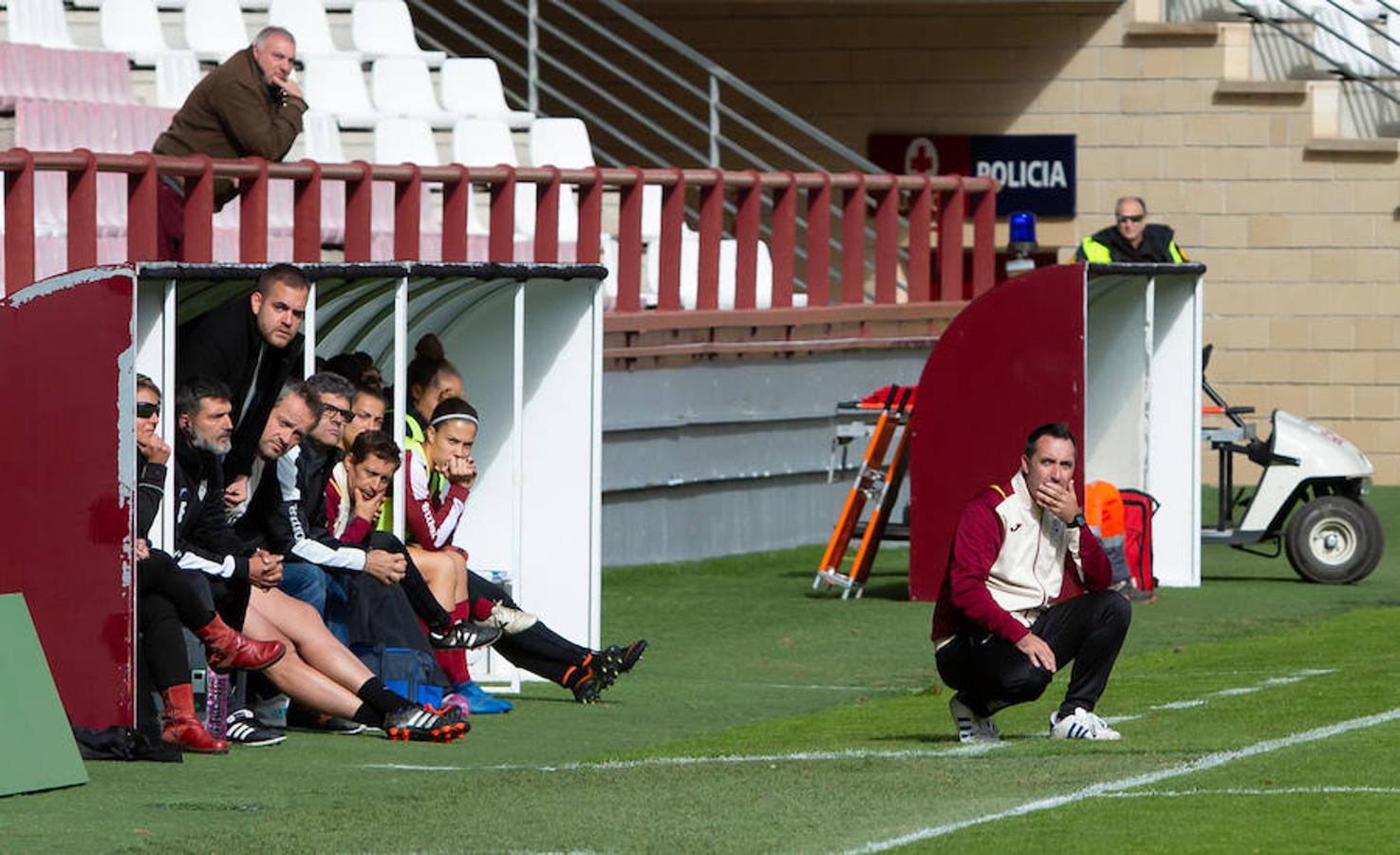 El EDF recupera la sonrisa después de ganar al Huelva en Las Gaunas por 2-0 y encadenar su segudo triunfo de año. Toca disfrutar.