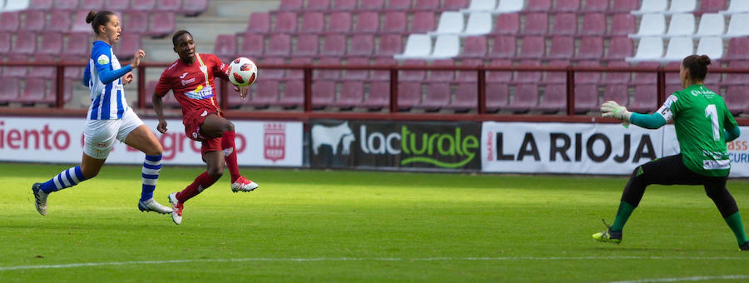 El EDF recupera la sonrisa después de ganar al Huelva en Las Gaunas por 2-0 y encadenar su segudo triunfo de año. Toca disfrutar.