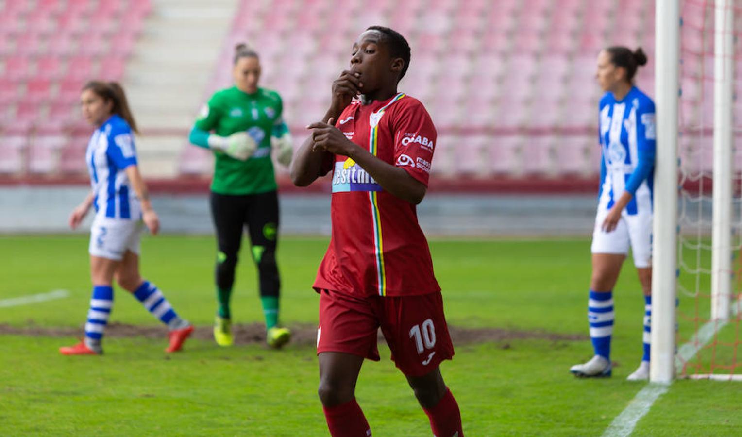 El EDF recupera la sonrisa después de ganar al Huelva en Las Gaunas por 2-0 y encadenar su segudo triunfo de año. Toca disfrutar.