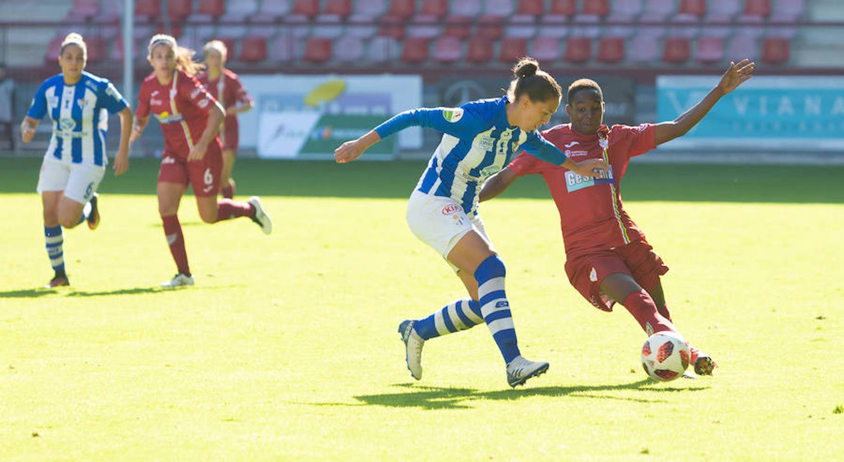 El EDF recupera la sonrisa después de ganar al Huelva en Las Gaunas por 2-0 y encadenar su segudo triunfo de año. Toca disfrutar.