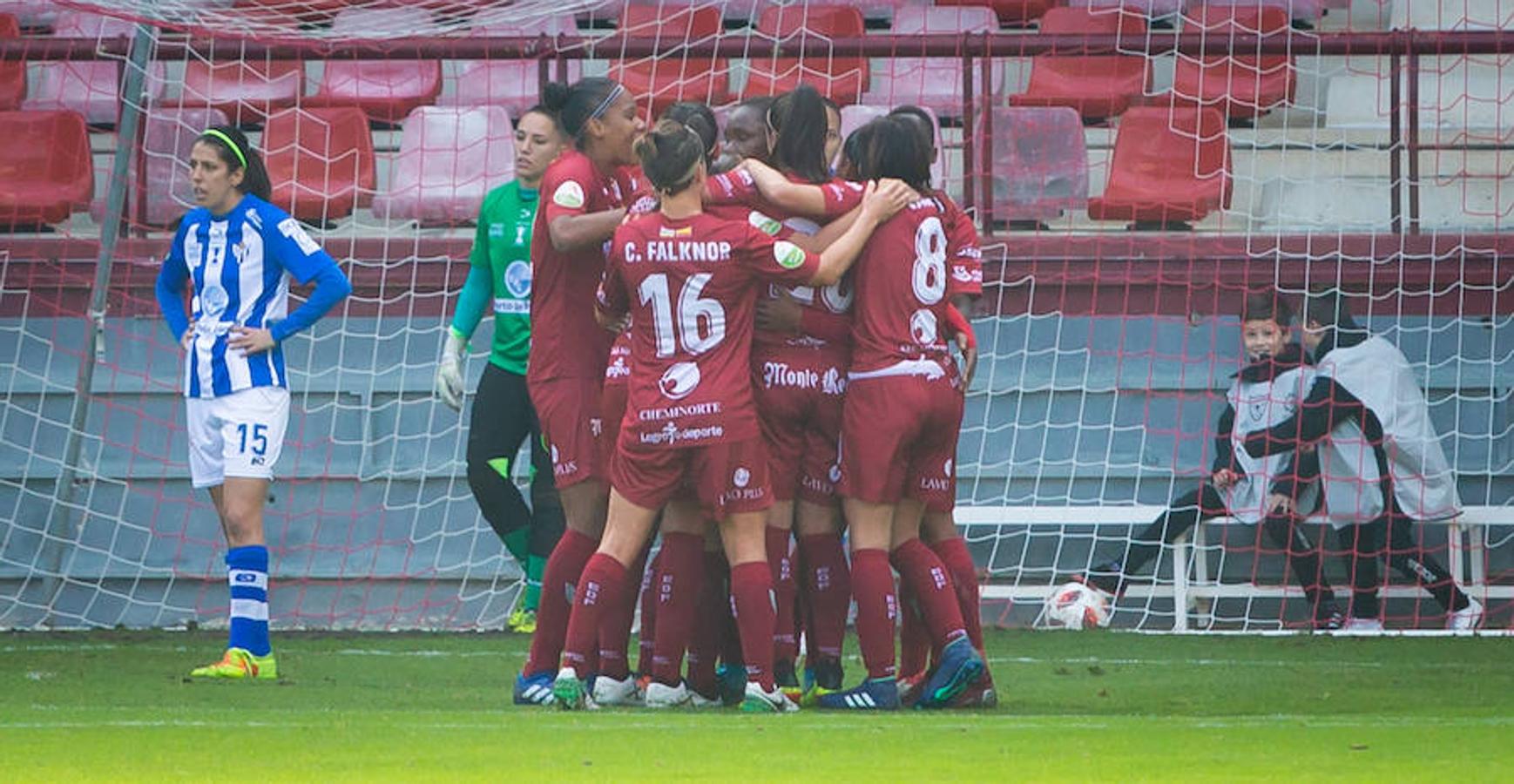 El EDF recupera la sonrisa después de ganar al Huelva en Las Gaunas por 2-0 y encadenar su segudo triunfo de año. Toca disfrutar.