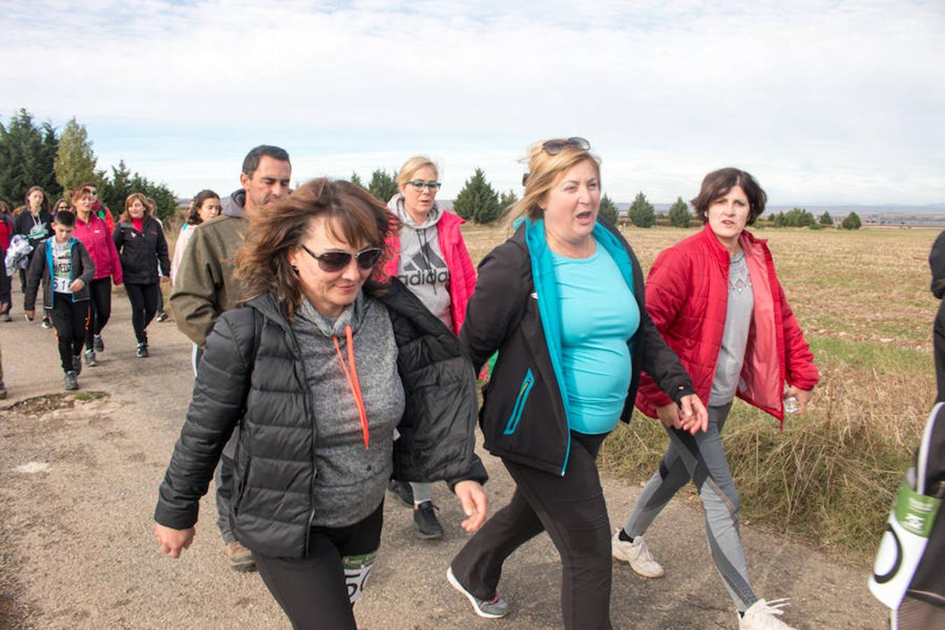 La iniciativa 'En marcha por la vida' ha reunido unas 650 personas para salir de paseo en una iniciativa organizada por la Asociación Española Contra el Cáncer de La Rioja, organizadora de la caminata que cubrió unos 12 kilómetros desde Santo Domingo de la Calzada y Hervías, y regreso. 