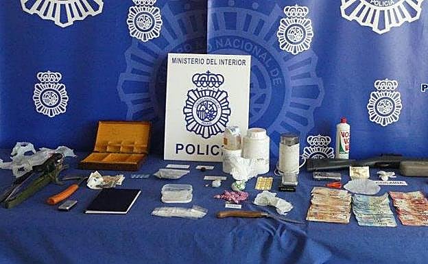 Material incautado en la operación 'Limoncello'.