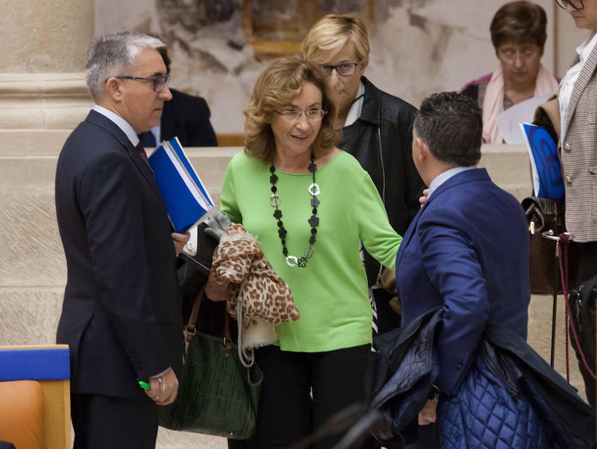 El presidente del Gobierno de La Rioja, José Ignacio Ceniceros ha respondido en el pleno del Parlamento regional a cuestiones sobre el reto demográfico, la economía en la región, el empleo público y el salario mínimo interprofesional (SMI). Parlamento.