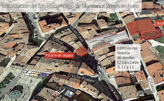 Imagen principal - Manzanos Wines prevé invertir 15 millones de euros en construir un &#039;wine park&#039; en Haro