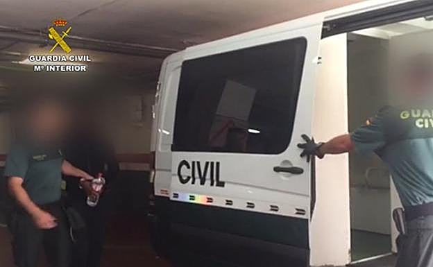 Imagen de la detención. 