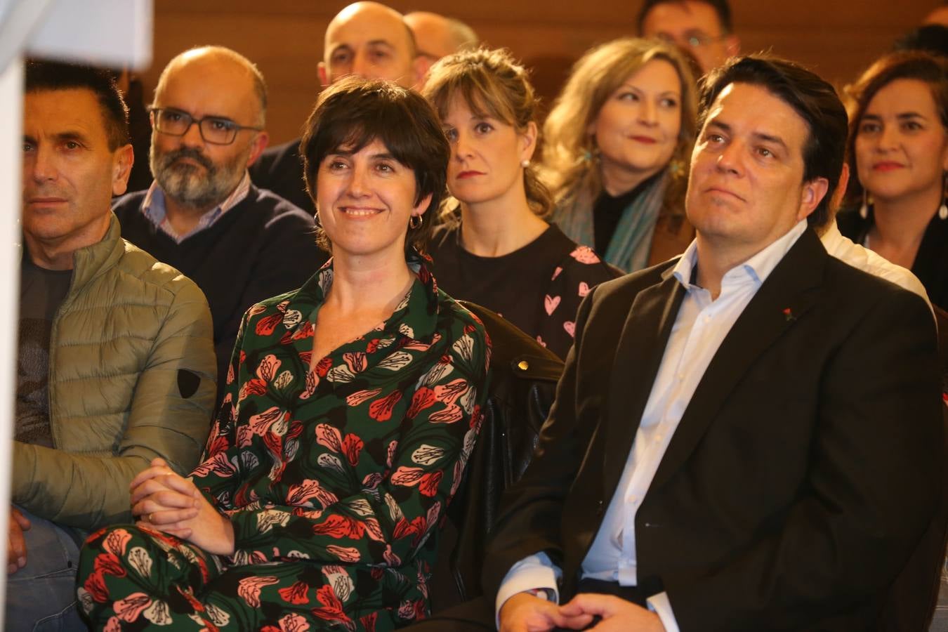 Ha presentado su candidatura a la Presidencia de La Rioja en un acto al que ha asistido la vicepresidenta del Gobierno central, Carmen Calvo