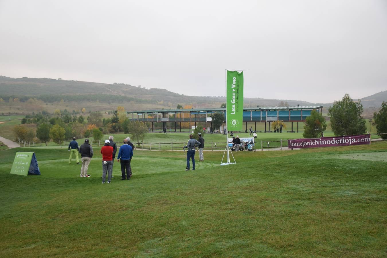 Imágenes de la final de la Liga de Golf y Vino de lomejordelvinoderioja.com.