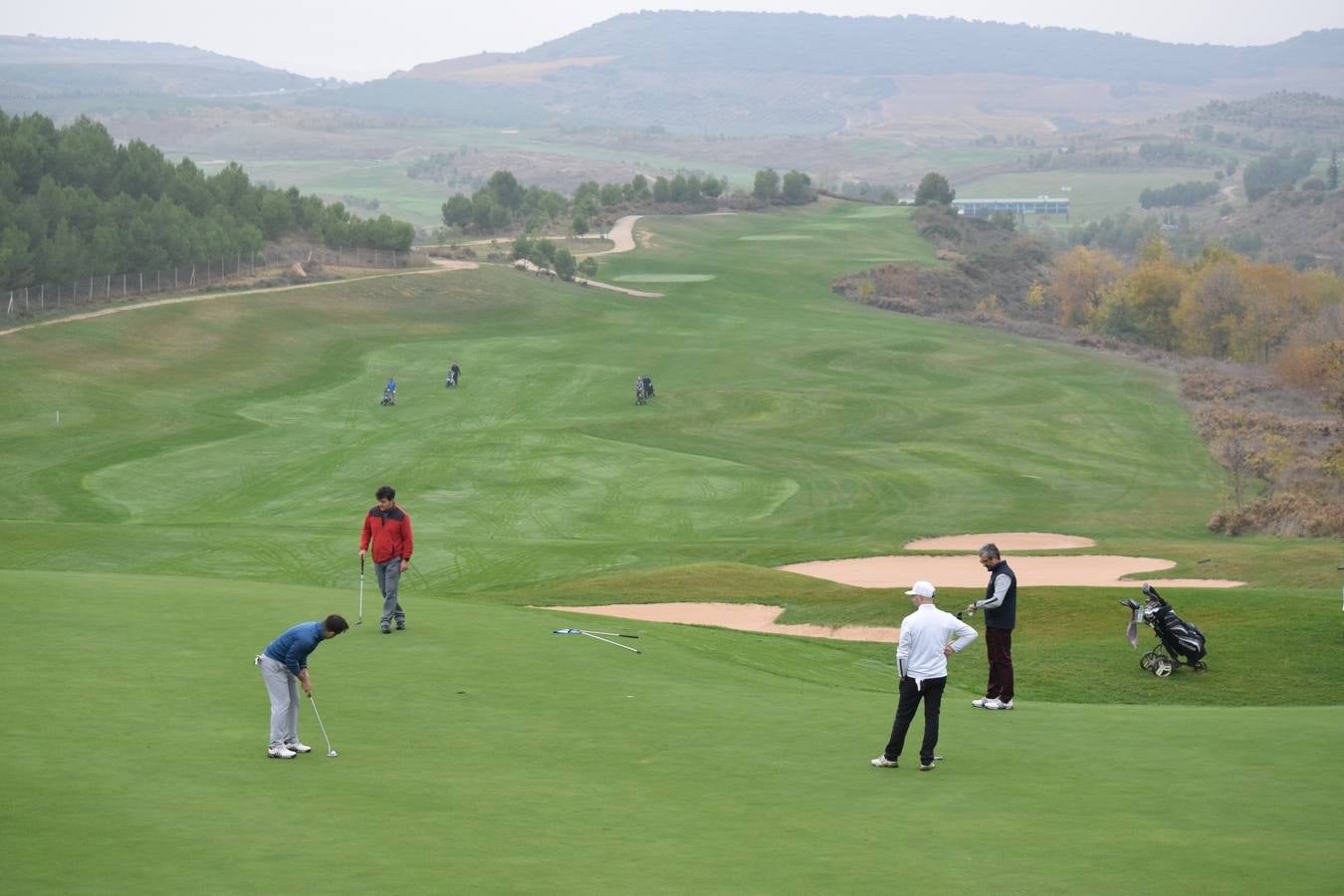 Imágenes de la final de la Liga de Golf y Vino de lomejordelvinoderioja.com.