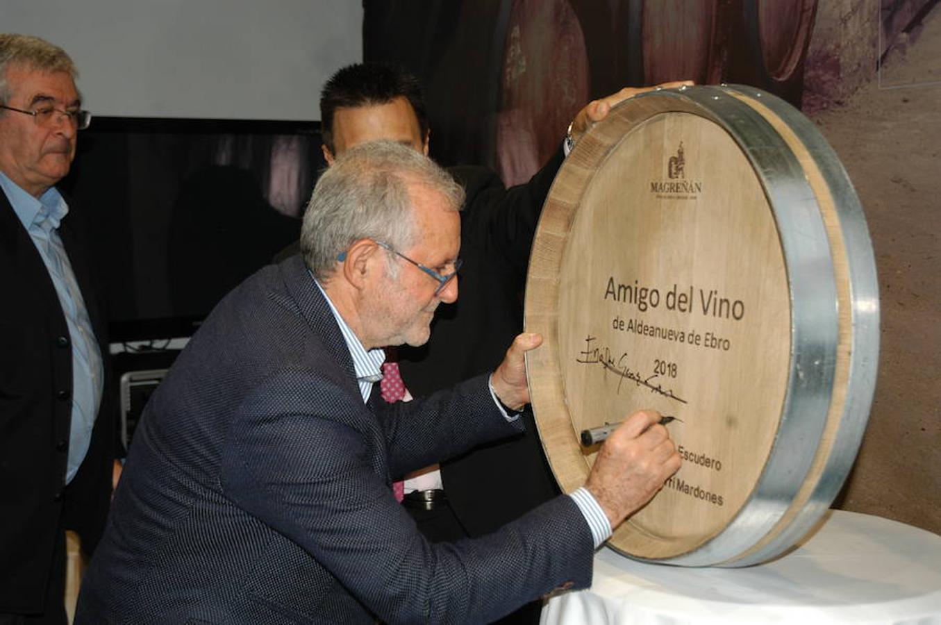 Las bodegas de Aldeanueva de Ebro presentaron ayer los caldos del año 2018, una de las cosechas más difíciles de los últimos años