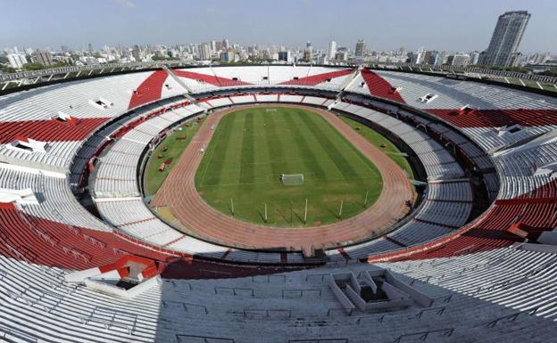 Imagen del Monumental de Buenos Aires, estadio de River.