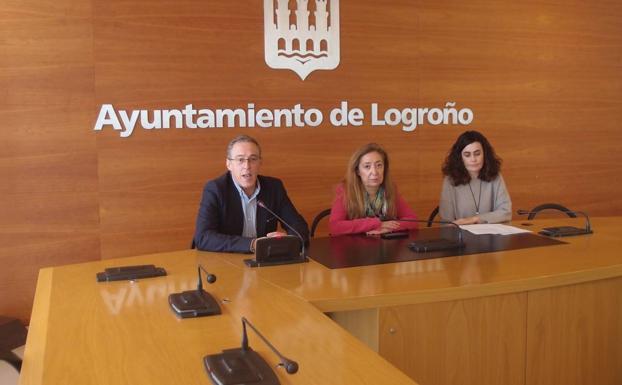 Yagüela, Matute y Gordo, en la presentación.