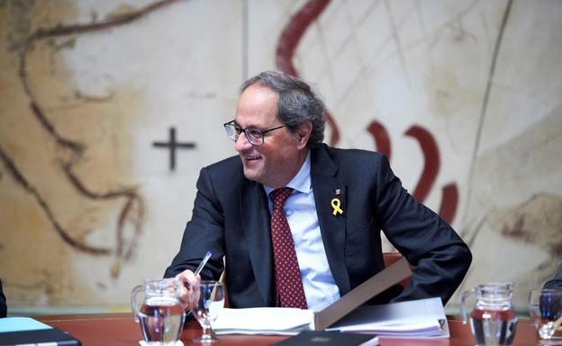 El presidente de la Generalitat, Quim Torra. 