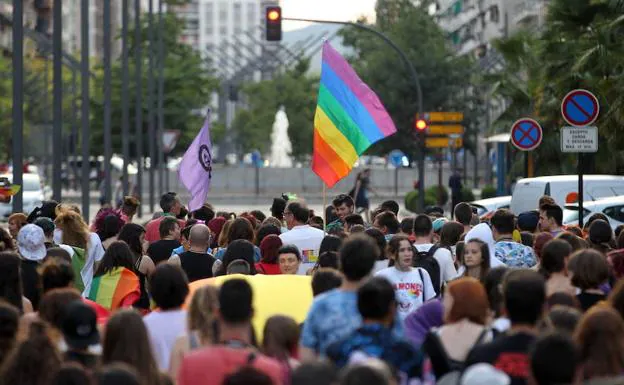 Manifestación del Orgullo LGTB del año pasado en Logroño. 