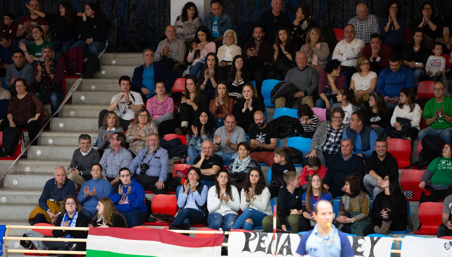 Las logroñesas vencen al OSACC Haro Rioja Voley con un 3-0 liderado por la capitana Dani y que les afianza en el liderato de la Liga Iberdrola