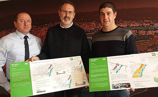 Presentación de los proyectos de enlaces entre Logroño y las huertas de Villamediana. 