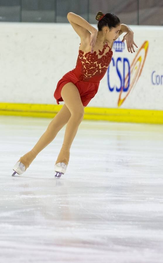 Lobete acogió ayer la primera jornada del Nacional de Patinaje Artísitico y Sincronizado.