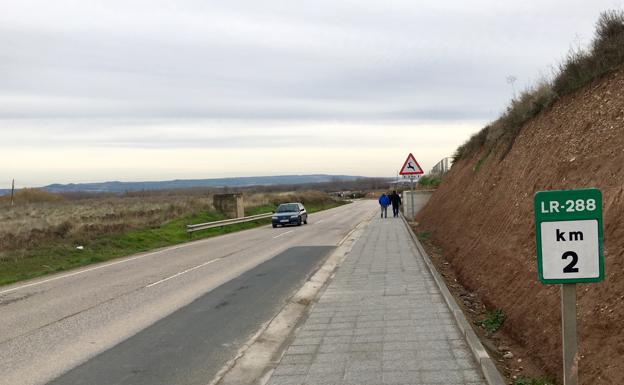 El tramo riojano del Camino Jacobeo del Ebro aumenta su seguridad vial