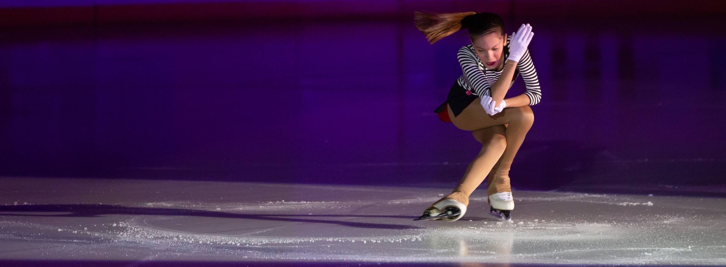 El patinador madrileño llenó Lobete para su exhibición de despedida.