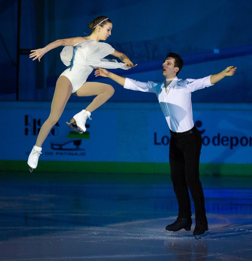 El patinador madrileño llenó Lobete para su exhibición de despedida.