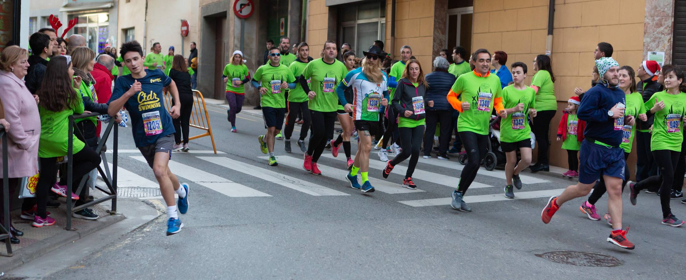 Los dos atletas que habían vencido por la mañana en Navarrete repiten triunfo en una prueba con más de 1.800 atletas