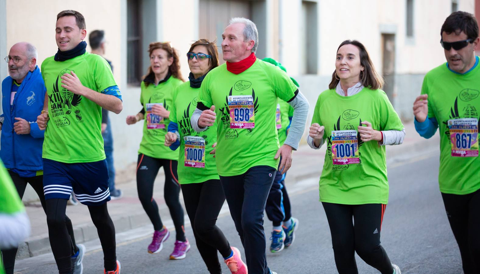 Los dos atletas que habían vencido por la mañana en Navarrete repiten triunfo en una prueba con más de 1.800 atletas