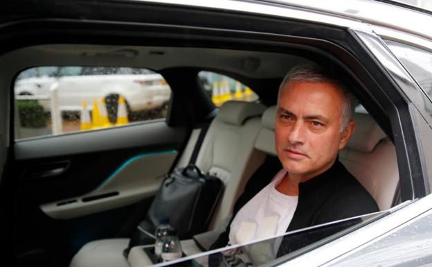 José Mourinho, cuando fue despedido del Manchester United.