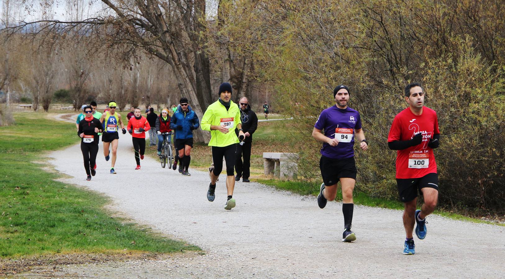 326 inscritos en la primera prueba del VI Circuito de Logroño, con victorias de Nacho García Ramón y Sandra Martínez.