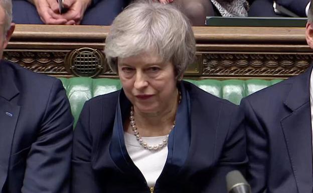 La primera ministra británica, Theresa May. 