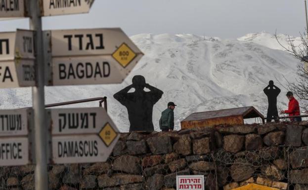 Vista del monte Hermon, desde donde Siria ha realizado el lanzamiento del cohete.