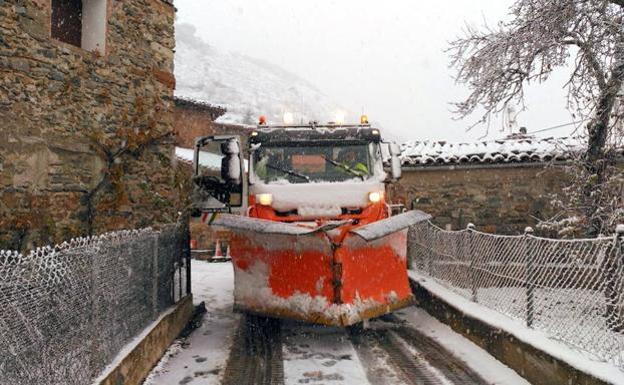 Una máquina quitanieves (archivo). 