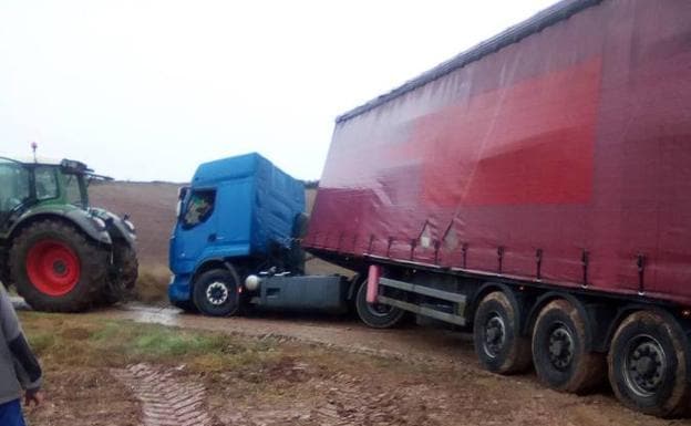 Otro camión perdido... esta vez en Cirueña