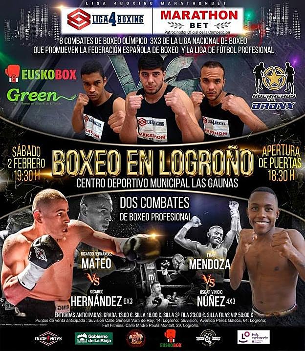 Cartel de la velada. 