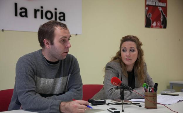 Mendiola y Carreño, este jueves en una rueda de prensa.