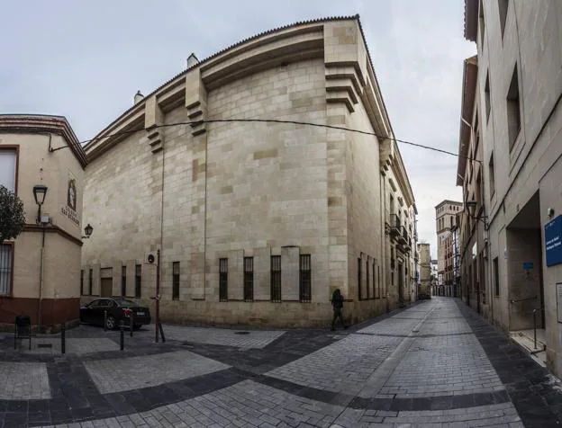 Edificio del Archivo Histórico, situado en el barrio logroñés de la Villanueva. 