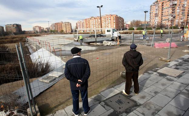 Estado de la obra en 2017.