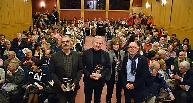 Jorge Fernández, Emilio del Río, Mayte Ciriza y Carlos Cuartero. 