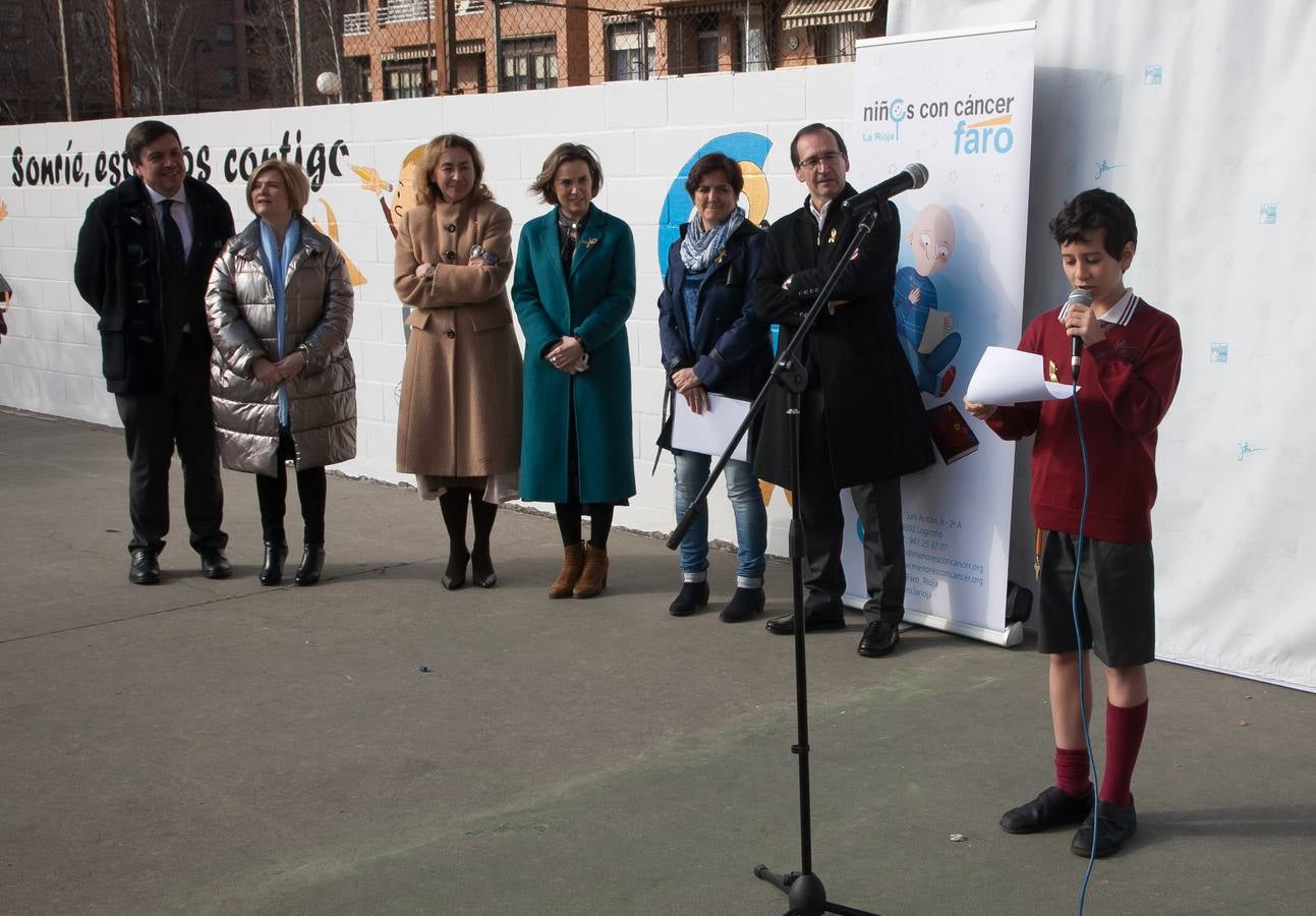 Fotos: Actos del Día Internacional del Cáncer Infantil en Jesuítas de Logroño