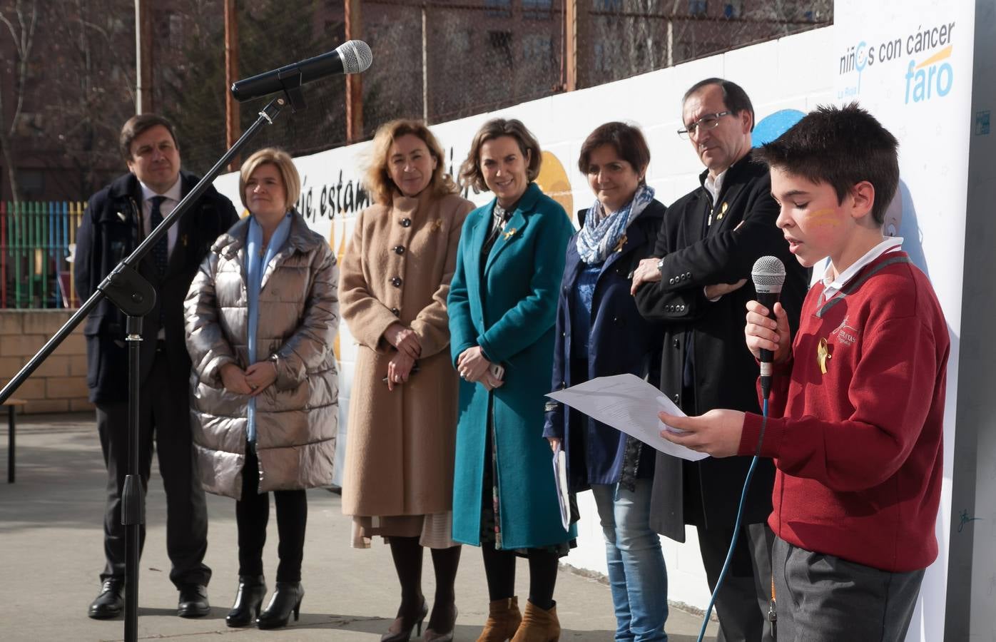 Fotos: Actos del Día Internacional del Cáncer Infantil en Jesuítas de Logroño