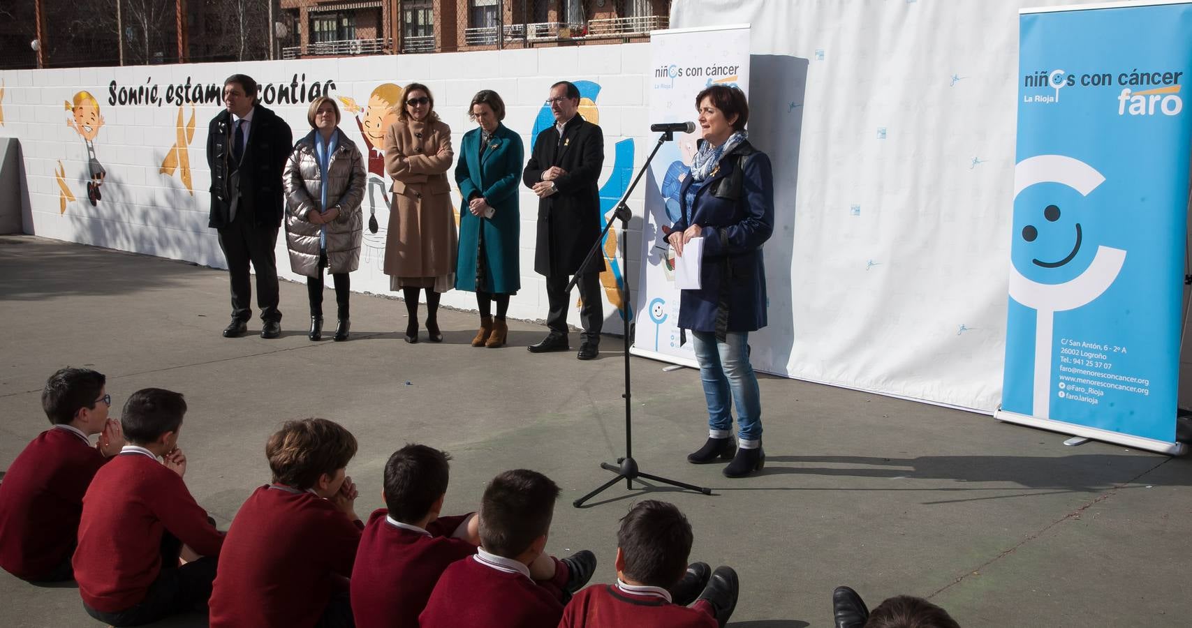 Fotos: Actos del Día Internacional del Cáncer Infantil en Jesuítas de Logroño