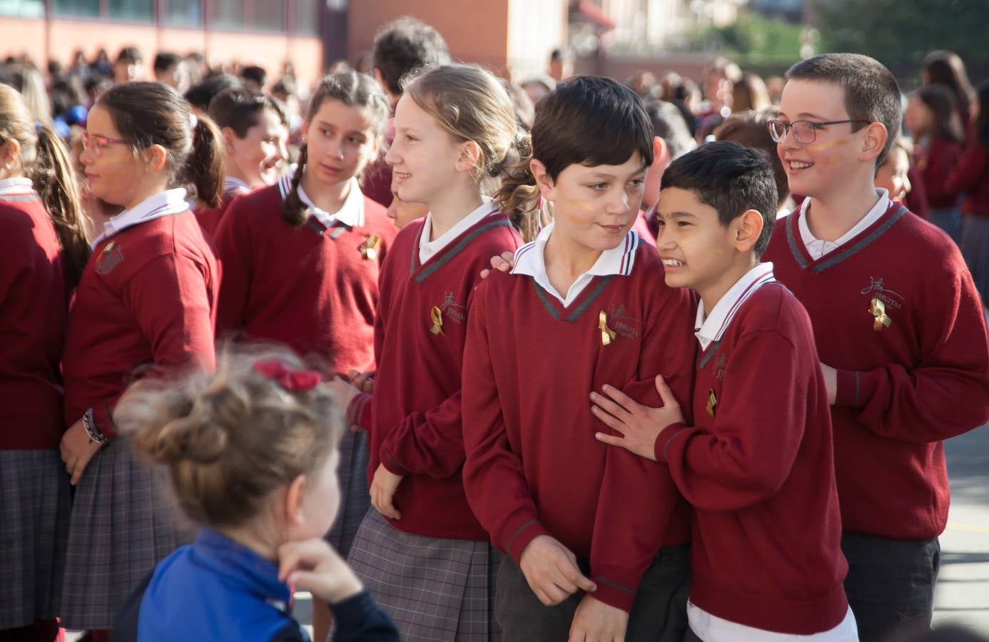Fotos: Actos del Día Internacional del Cáncer Infantil en Jesuítas de Logroño