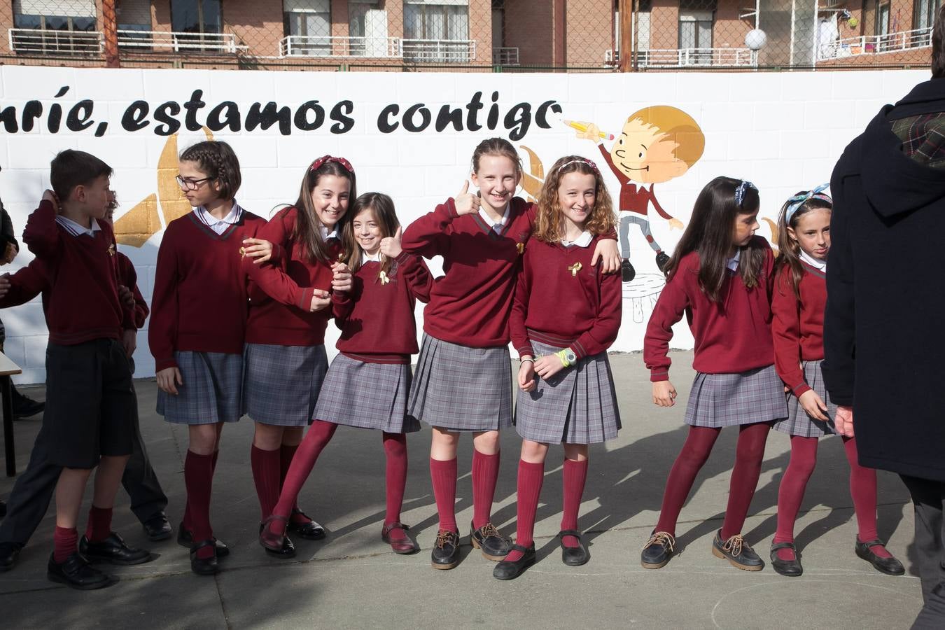 Fotos: Actos del Día Internacional del Cáncer Infantil en Jesuítas de Logroño