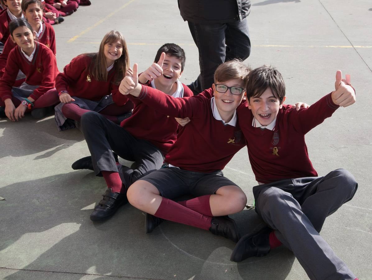 Fotos: Actos del Día Internacional del Cáncer Infantil en Jesuítas de Logroño