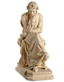 Imagen secundaria 2 - 1. Un ciudadano más (1901), de José Bermejo.2. ¡Pobre padre mío! (1895), de Ramón Pulido.3. El Dante (1864),de Jerónimo Suñol y Pujol.