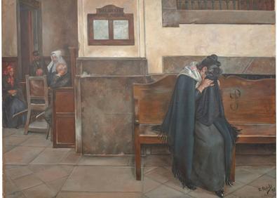 Imagen secundaria 1 - 1. Un ciudadano más (1901), de José Bermejo.2. ¡Pobre padre mío! (1895), de Ramón Pulido.3. El Dante (1864),de Jerónimo Suñol y Pujol.