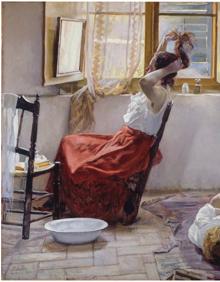 Imagen secundaria 2 - 1. Pelusa (1901), de CarlosVerger Fioretti.2. Inclusero (1901), de Rafaelde la Torre.3. La toilette (1899), de Federico Godoy Castro..